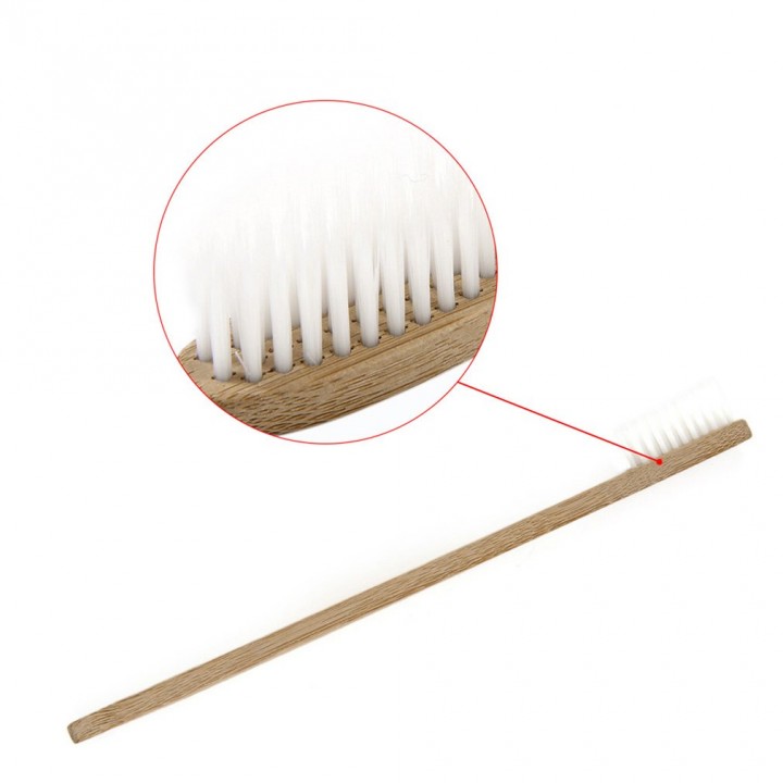 3pcs/set Environment-friendly Toothbrush Bamboo Toothbrush Soft Bamboo Fibre