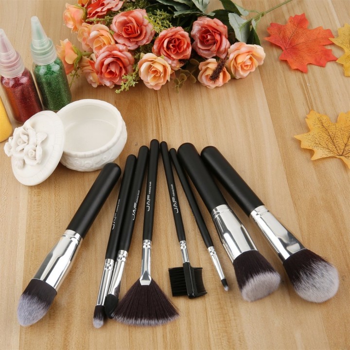 24pcs/set Professional Makeup Brushes Wooden Handle Synthetic Hair Brushes