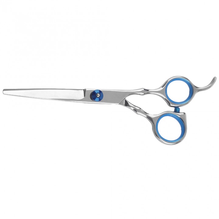 Lightweight 6 Inch Stainless Steel Teeth Cut/Flat Cut Hair Styling Scissor