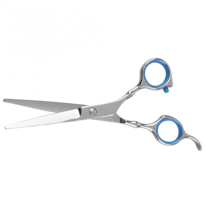 Lightweight 6 Inch Stainless Steel Teeth Cut/Flat Cut Hair Styling Scissor