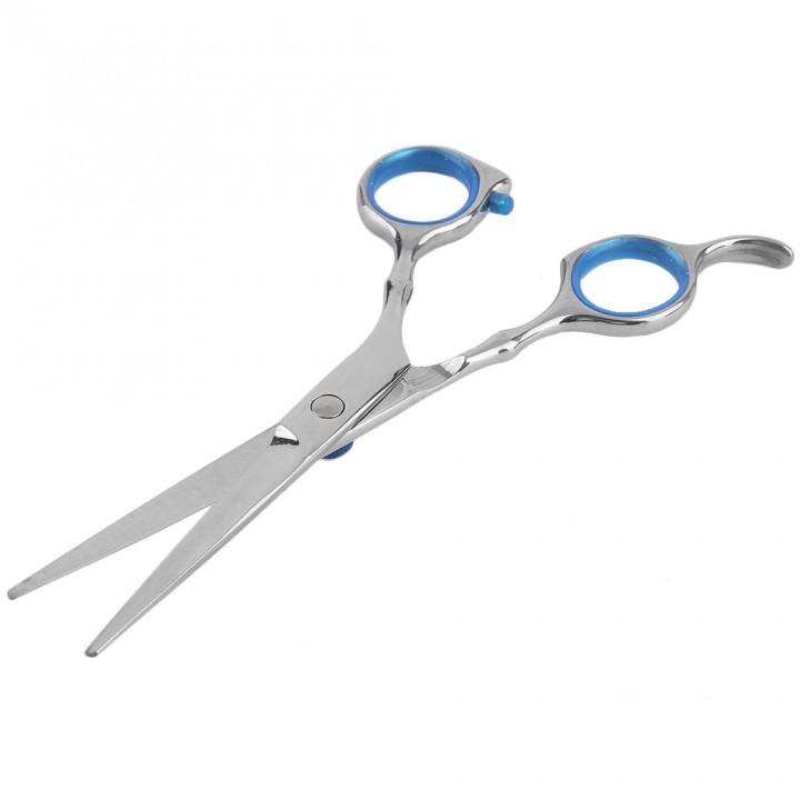 Lightweight 6 Inch Stainless Steel Teeth Cut/Flat Cut Hair Styling Scissor