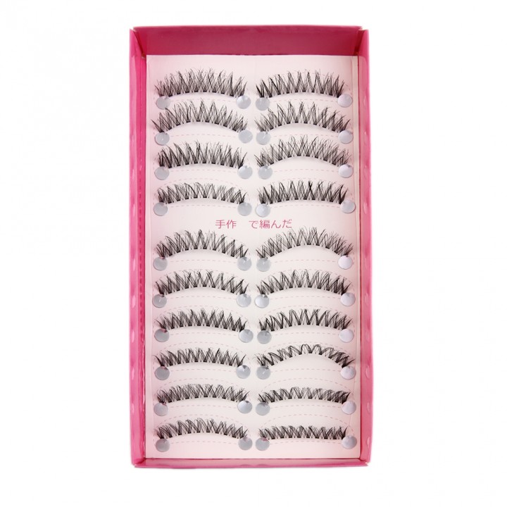 20pcs/set Handmade Women Natural Fashion False Eyelashes Soft Long Eye Lash