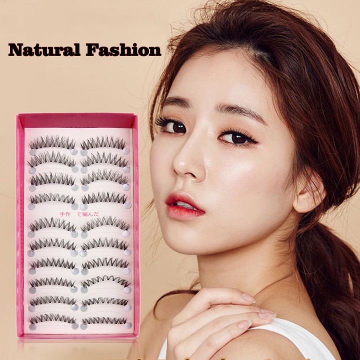 20pcs/set Handmade Women Natural Fashion False Eyelashes Soft Long Eye Lash