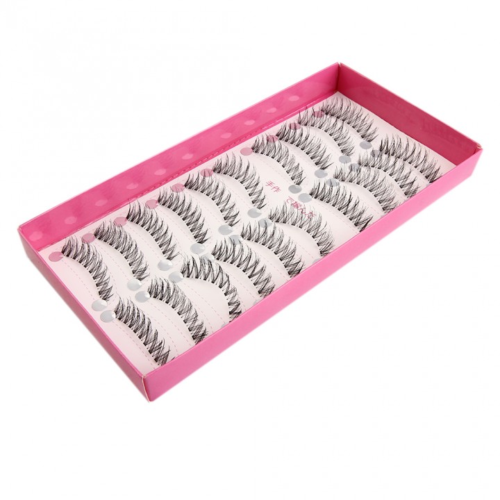 20pcs/set Handmade Women Natural Fashion False Eyelashes Soft Long Eye Lash