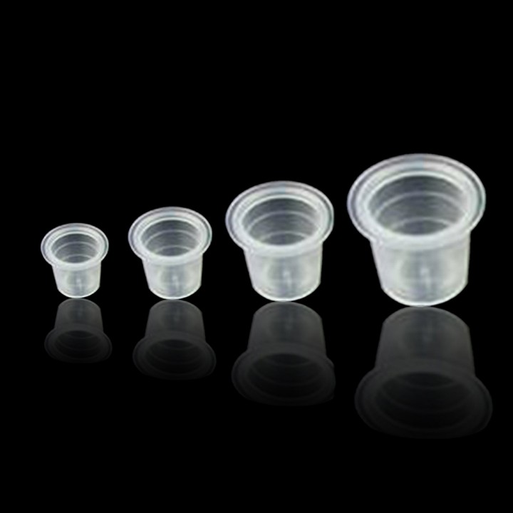 1000pcs Tattoo Ink Cup Plastic Cap White Color for Needle Ink Tattoo Supplies