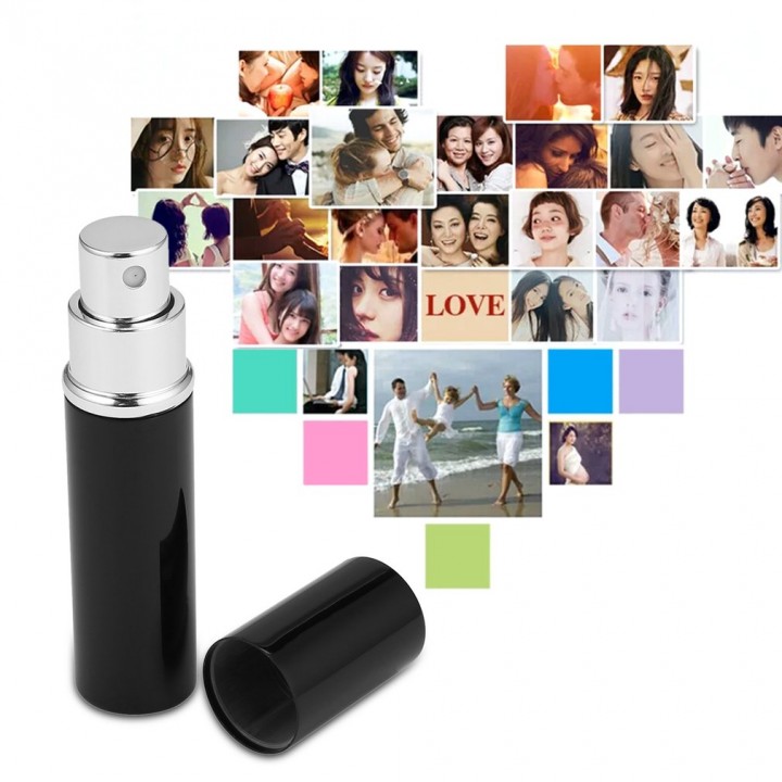 Smooth Surface Aluminum Refillable Atomizer Empty Perfume Bottle Lady Gift 5ml