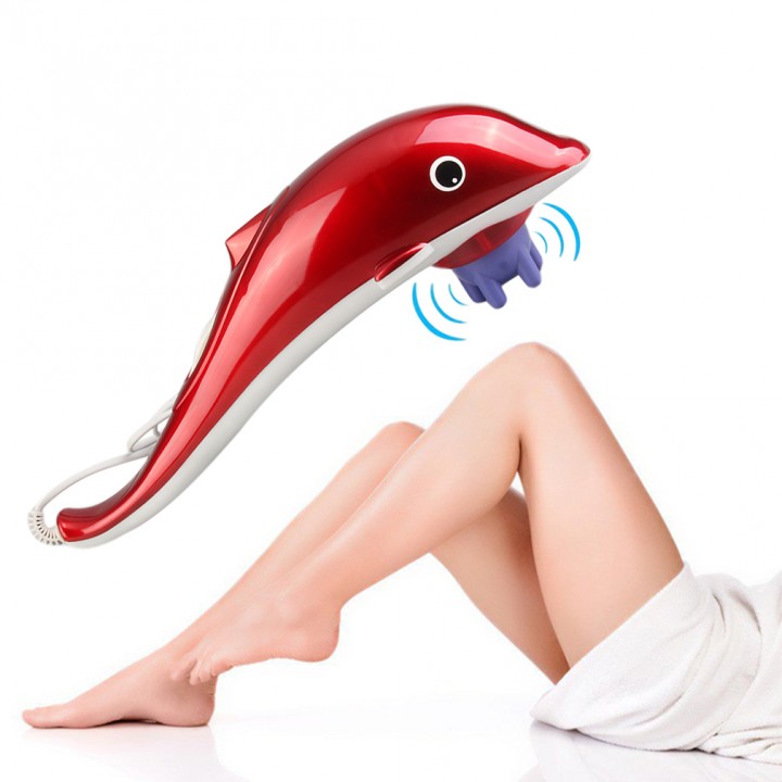 Infrared 3in1 Handheld Tissue Dolphin Massage Hammer Stress Pain Reliver US 220V