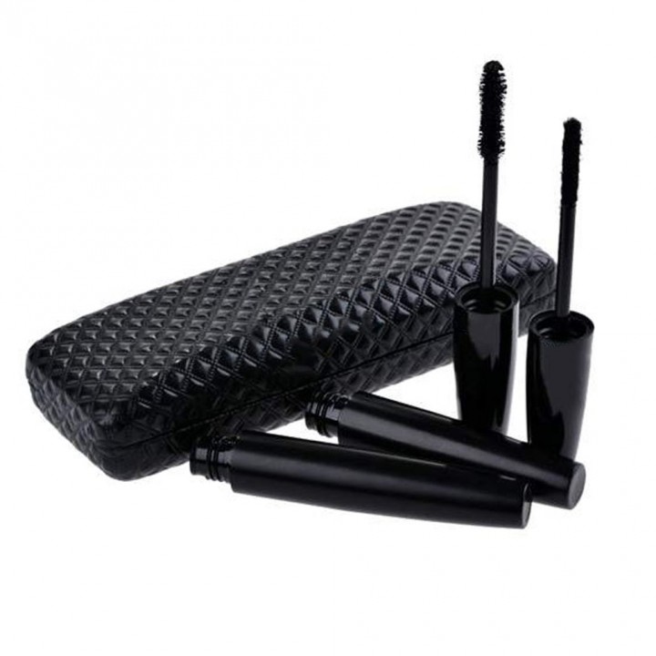 Ladies Women Long Lasting Waterproof Makeup 3D Fiber Lash Gel Mascara Set