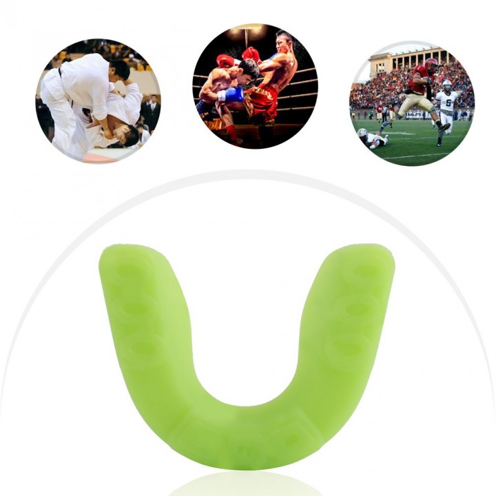 Adult Sports Mouth Guard Gum Shield Grinding Teeth Protect For Boxing NEW