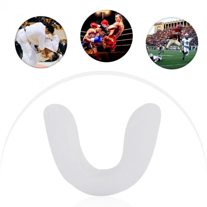 Adult Sports Mouth Guard Gum Shield Grinding Teeth Protect For Boxing NEW