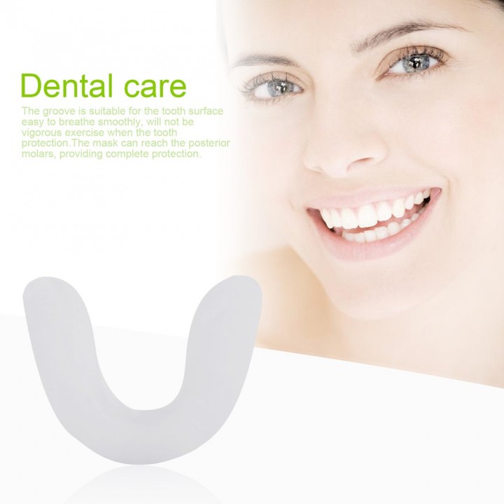 Adult Sports Mouth Guard Gum Shield Grinding Teeth Protect For Boxing NEW