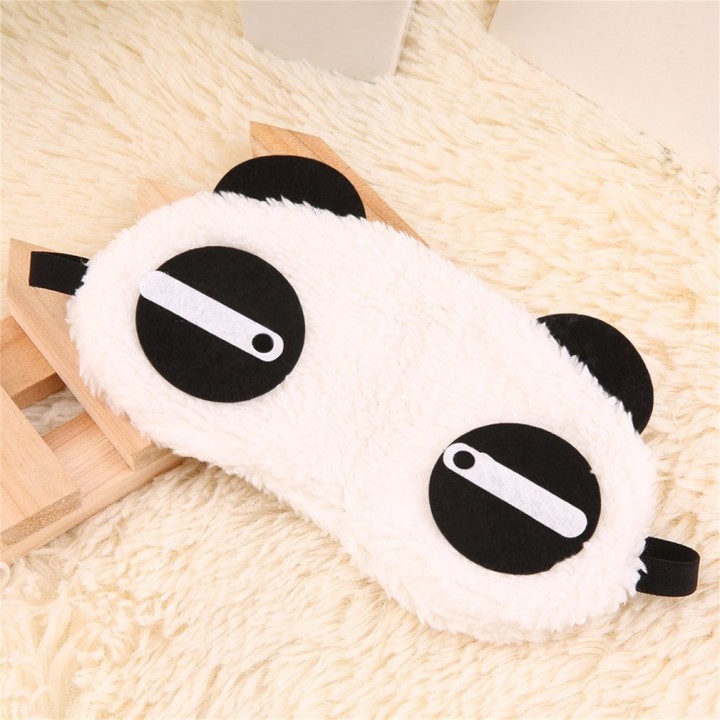 Cute Panda Sleeping Face Eye Mask Blindfold Shade Traveling Sleep Eye Aid