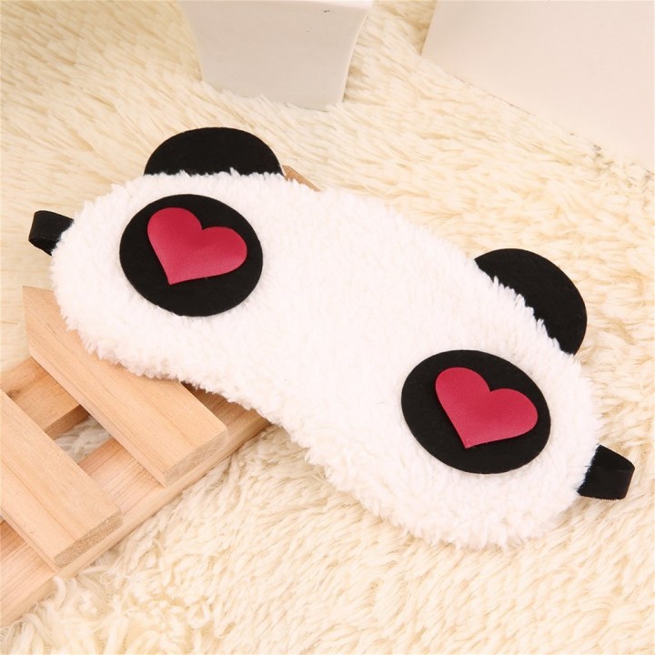 Cute Panda Sleeping Face Eye Mask Blindfold Shade Traveling Sleep Eye Aid