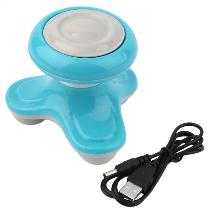Mini Electric Handled Wave Vibrating Massager USB Battery Full Body Massage