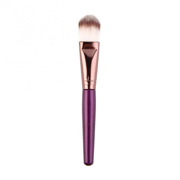 20 pcs Professional Makeup Cosmetic Blush Purple Brush with Coffee Hair