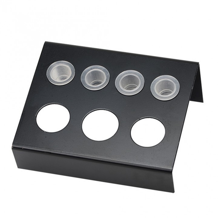 100Pcs Profession Tattoo Pigment Ink Cup Caps Small Medium Transparent