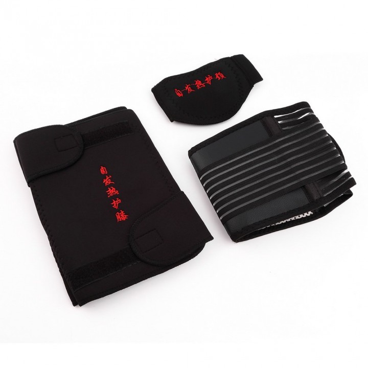 Self Heating Tourmaline Magnetic Neck Waist Knee Heat Therapy Support Wrap Belt