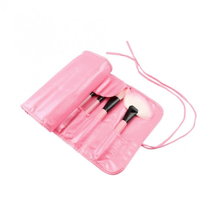 Pink Pro 32Pcs Superior Soft Cosmetic Makeup Brush Set Kit + Pouch Bag