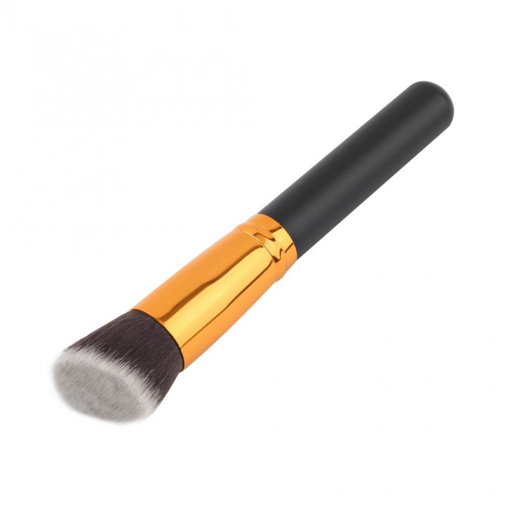 Cosmetic Angled Flat Top Brush Face Makeup Blusher Powder Foundation Tool