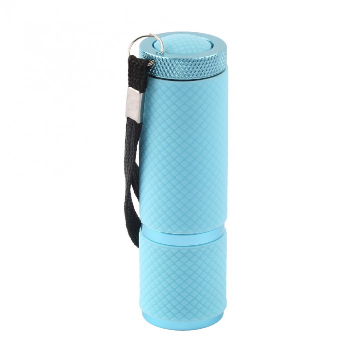 UV Gel Curing Lamp Portability Nail Dryer 9 LED Flashlight Currency Detector