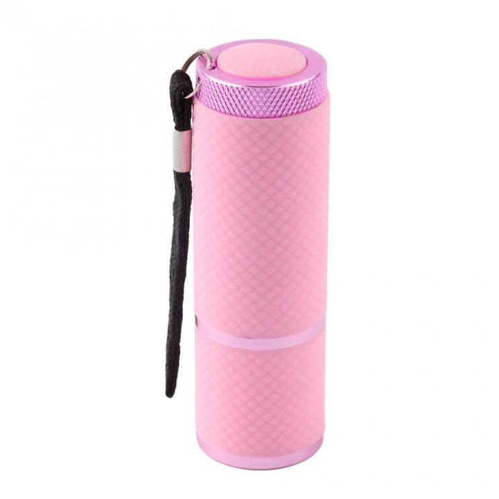 UV Gel Curing Lamp Portability Nail Dryer 9 LED Flashlight Currency Detector