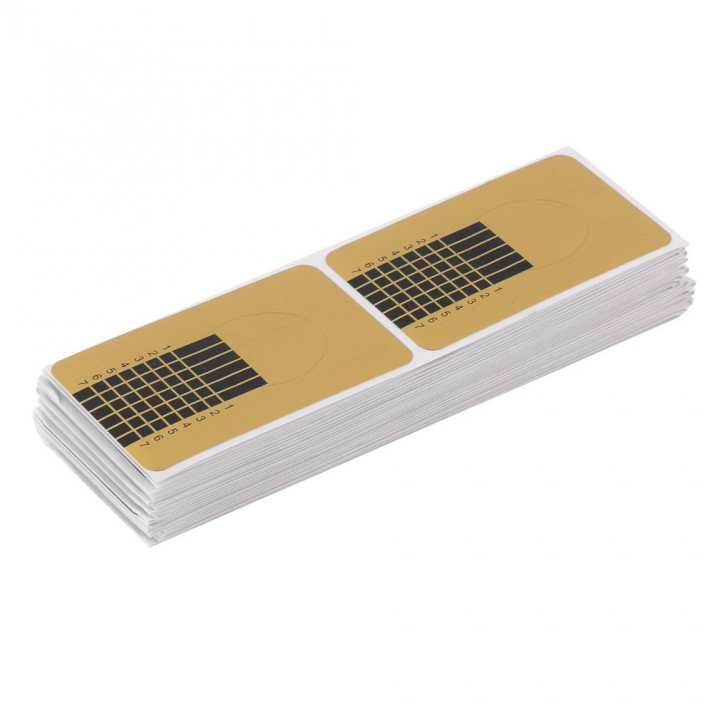 100pcs Nail Art Form Guide for Acrylic UV Gel Tips Extension Art Nail Tools