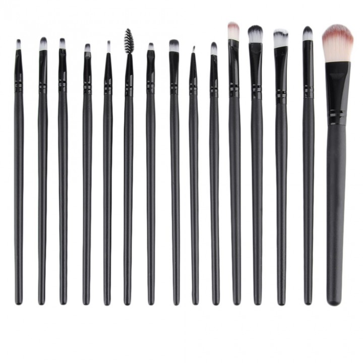 Eye Shadow Foundation Eyebrow Lip Brush Makeup Tools 15 pcs/Sets Cosmetic Kits