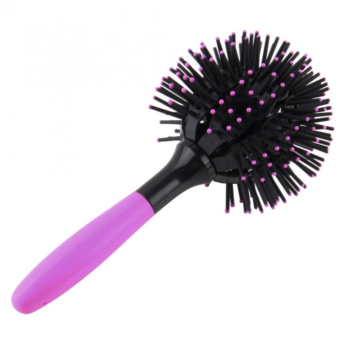 3D Hair Brush Ball Style Blow Drying Detangling Salon Heat Resistant Comb New