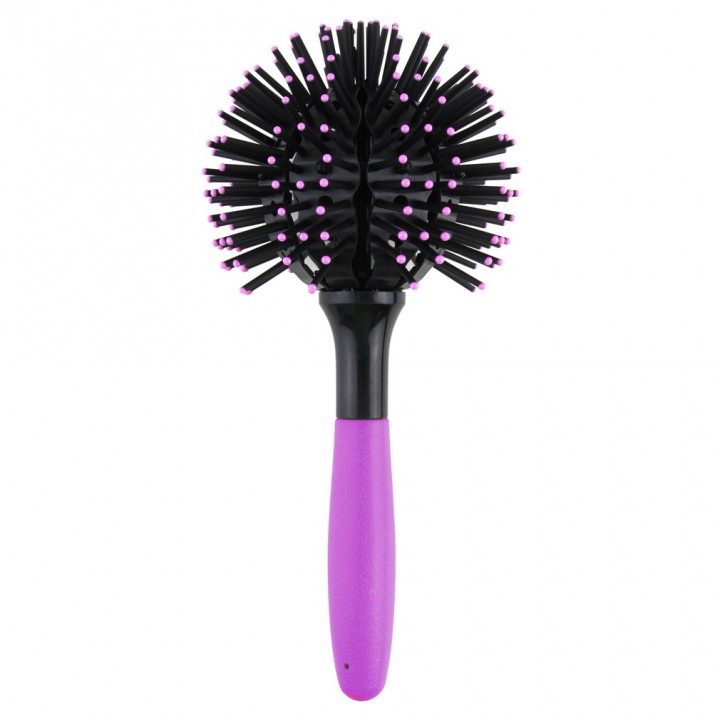3D Hair Brush Ball Style Blow Drying Detangling Salon Heat Resistant Comb New