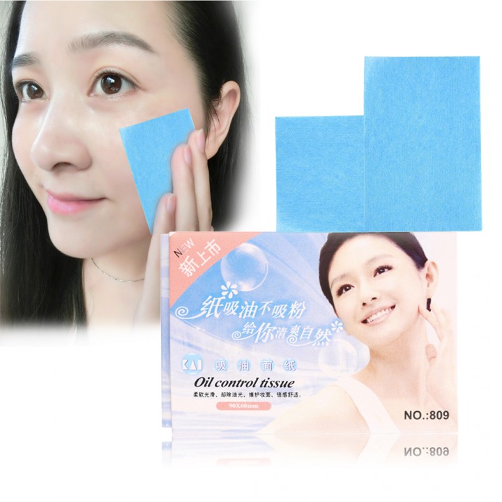 50 Pcs Facial Oil Control Absorption Film Tissue Makeup Blotting Paper