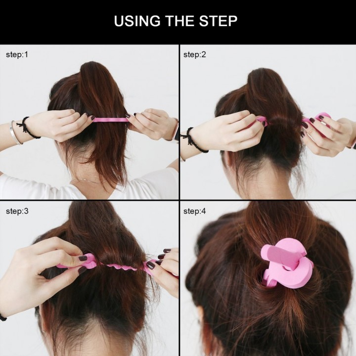 6 PCS Magic Sponge Hair Soft Curler Roller Tool Salon Hair Style Accessory