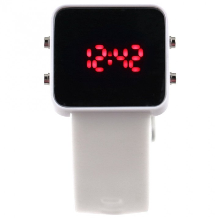 Multicolor Unisex Men women LED Silicone Band Digital Sport Wrist Watch