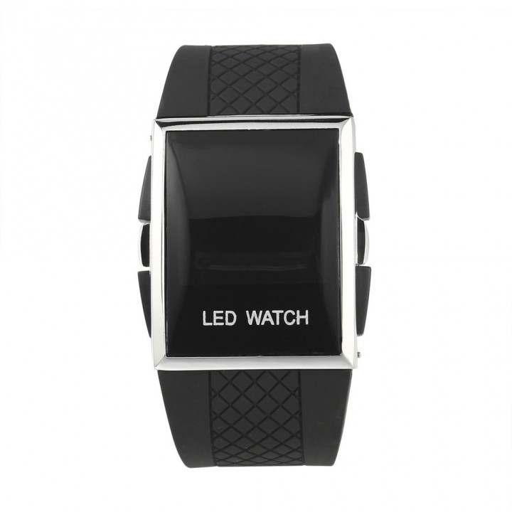 Unisex Sport Digital LED Wrist Watch Day Date Silicone Belt Boys Girls Kid