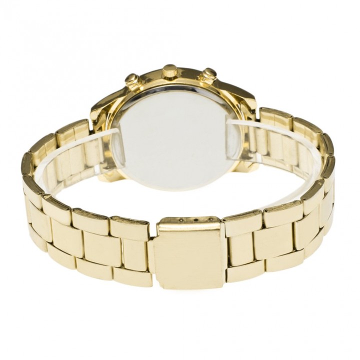 Geneva Bling Crystal Women Girl Unisex Stainless Steel Quartz Wrist Watch