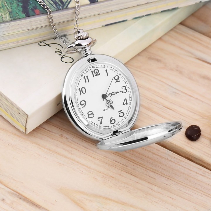 New Retro Vintage Antique Quartz Necklace Pendant Pocket Watch 3 Colors