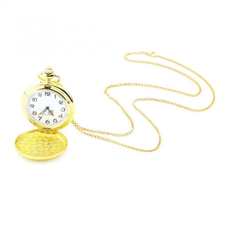 New Retro Vintage Antique Quartz Necklace Pendant Pocket Watch 3 Colors