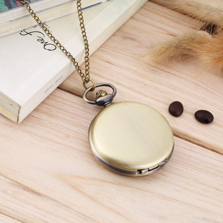 New Retro Vintage Antique Quartz Necklace Pendant Pocket Watch 3 Colors