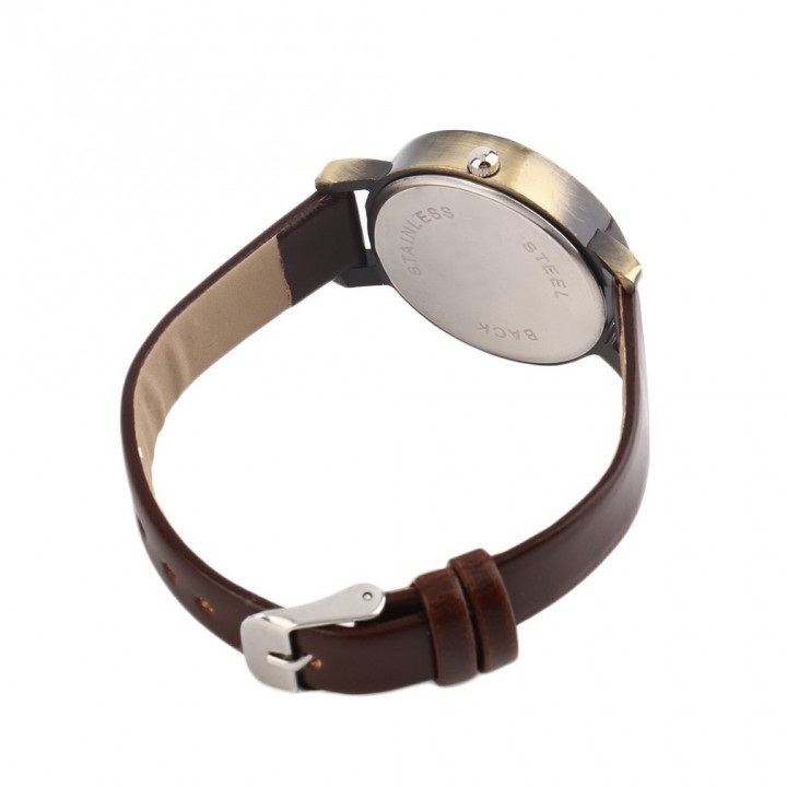 Vintage Unique Design Guitar Analog Quartz Watch PU Leather Retro Gift