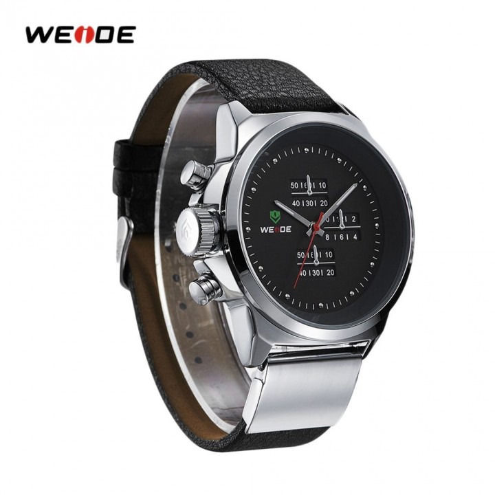Business Watch Water Resistent Qualitied Silver Dial Fashion Watch For Men