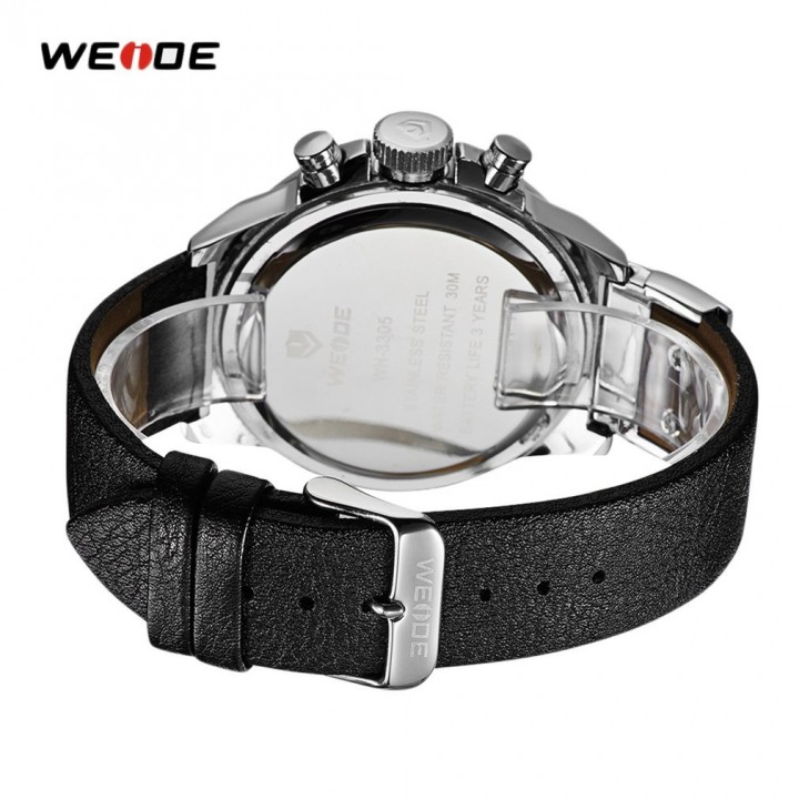 Business Watch Water Resistent Qualitied Silver Dial Fashion Watch For Men