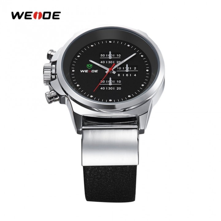 Business Watch Water Resistent Qualitied Silver Dial Fashion Watch For Men
