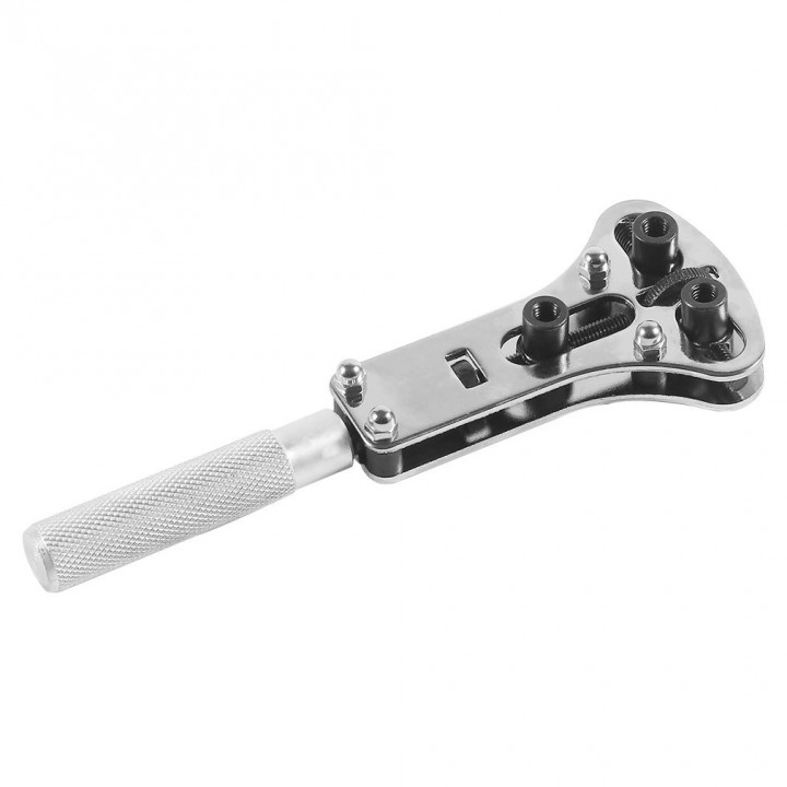 Watch Case Opener Adjustable Screw Back Remover Waterproof Wrench Repair Tool