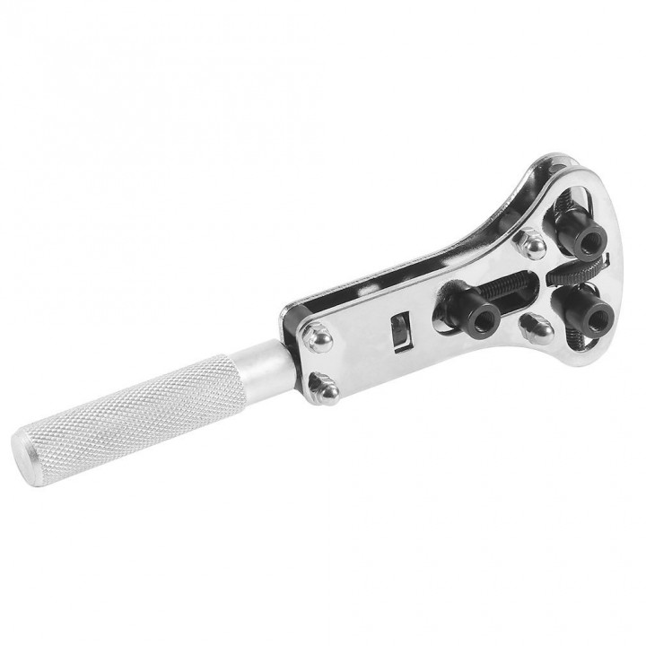 Watch Case Opener Adjustable Screw Back Remover Waterproof Wrench Repair Tool