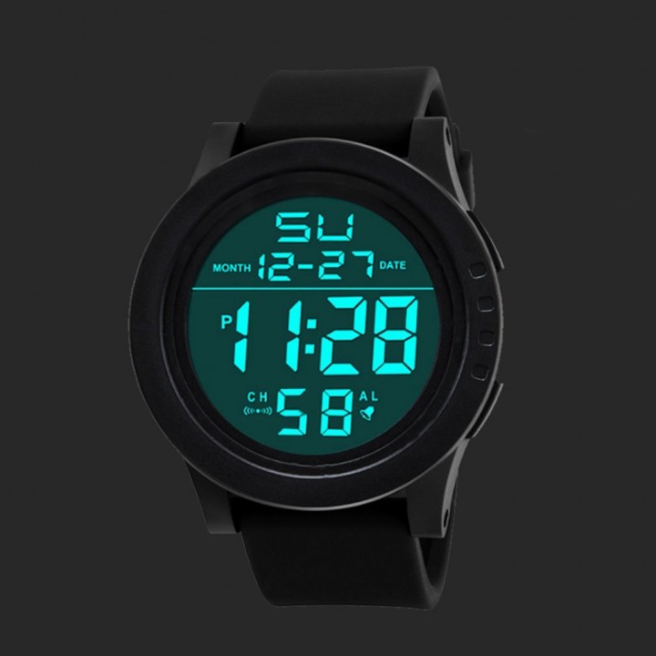 2001 Unisex LED Digital Sport Watch 30m Waterproof Multifunctional