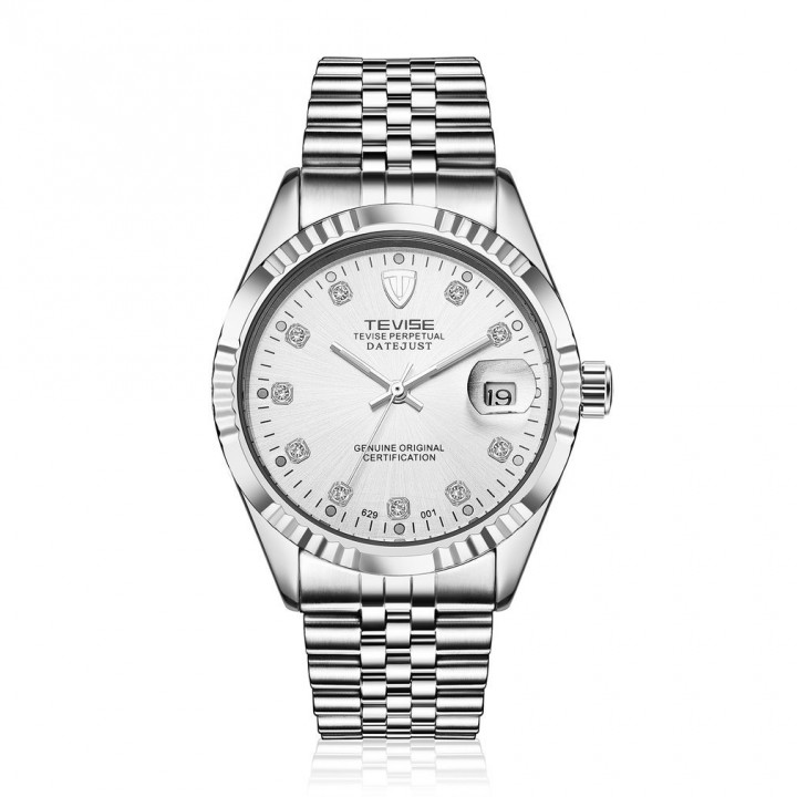 TEVISE 629-001 Business Style Men Automatic Mechanical Calendar Wristwatch