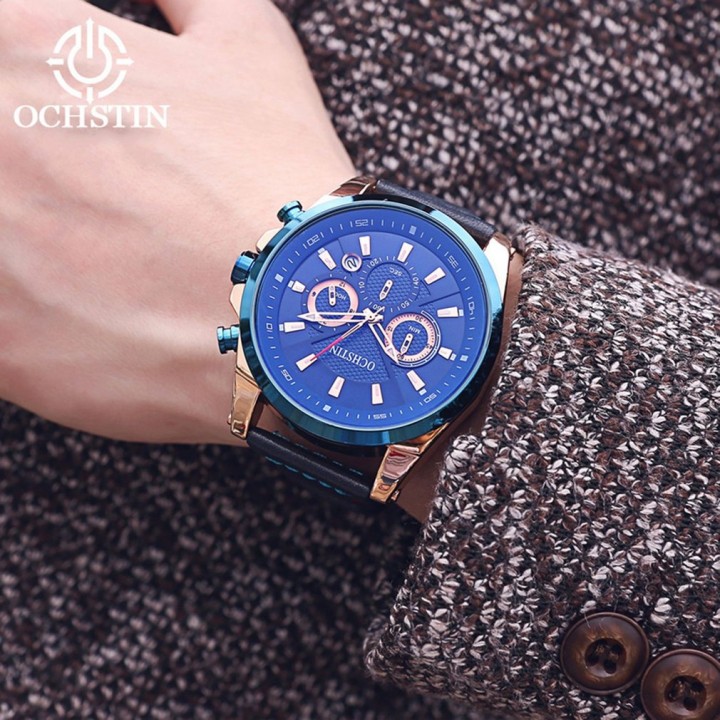 OCHSTIN 065 Luxury Chronograph Men Quartz Watch Waterproof Outdoor Men Clock