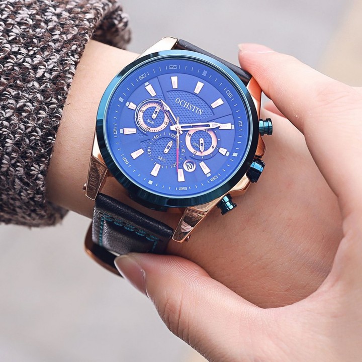 OCHSTIN 065 Luxury Chronograph Men Quartz Watch Waterproof Outdoor Men Clock