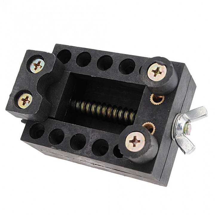 Portable Black Watch Back Case Holder Anti-scratch Watch Repairing Base