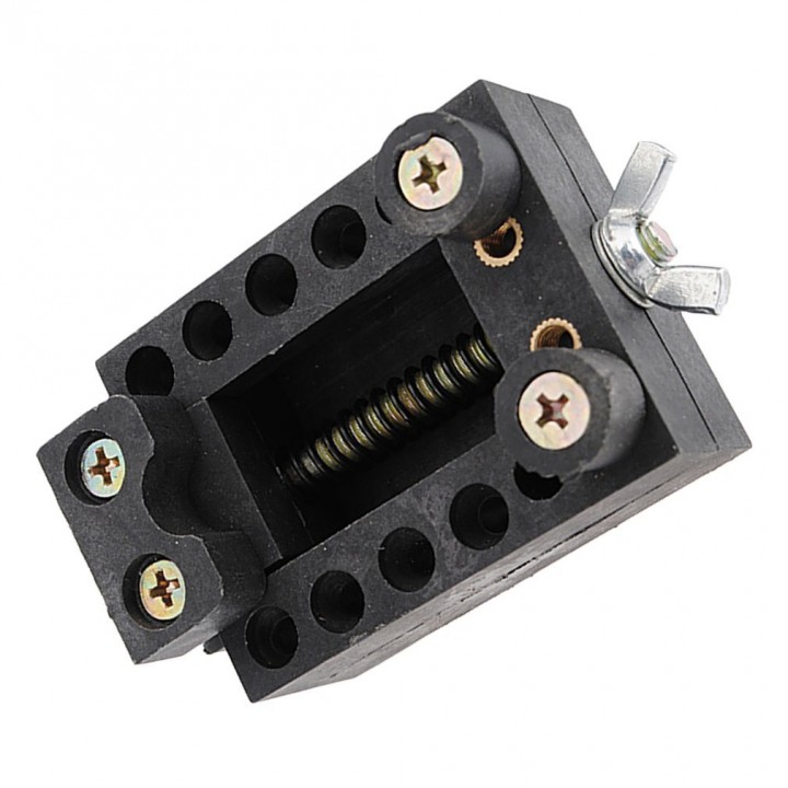 Portable Black Watch Back Case Holder Anti-scratch Watch Repairing Base