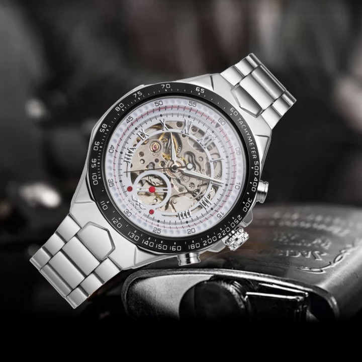 Men Automatic Mechanical Watch Water Resistance Business Wrist Watch TM432